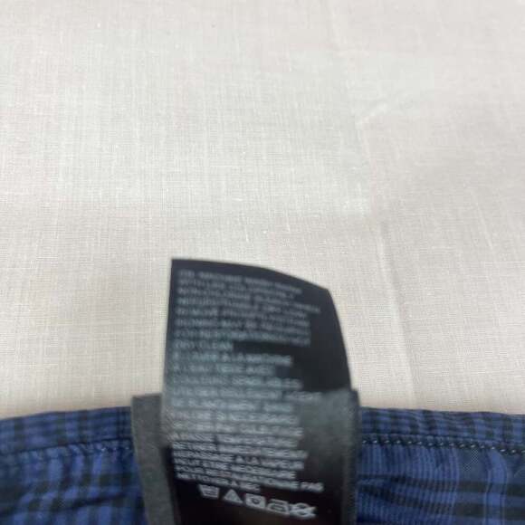 The North Face Men's Large Blue Plaid Long Sleeve Button Down Shirt Western - Picture 4 of 11